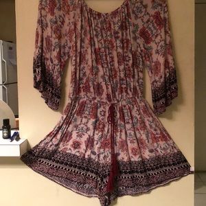 One piece shorts outfit that appears to be a dress